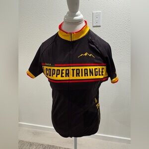 Primal Wear Copper Triangle 2018 Cycling Jersey Womens XL Full Zip Biking Black